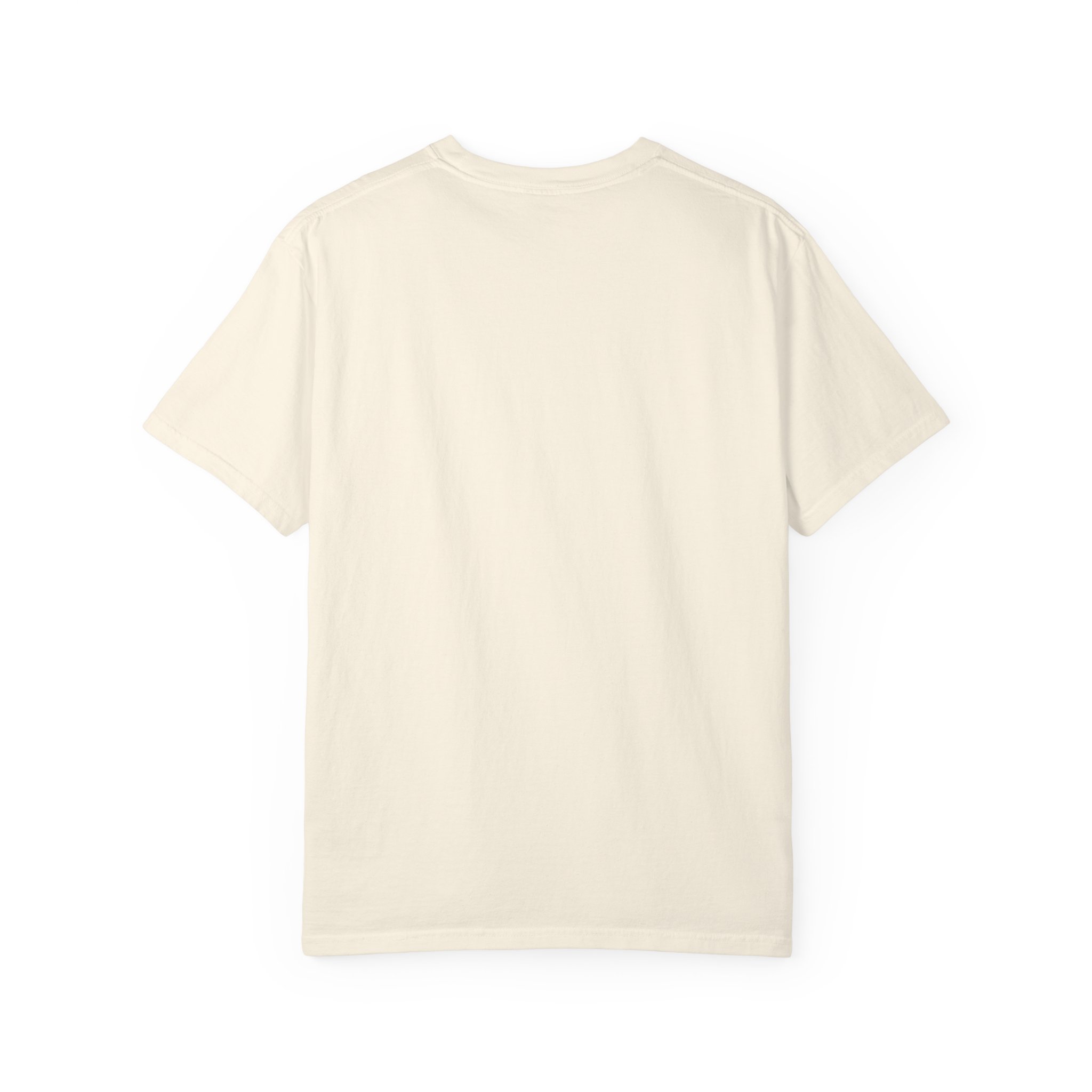Plain back of the cream Stay Wild T-shirt.