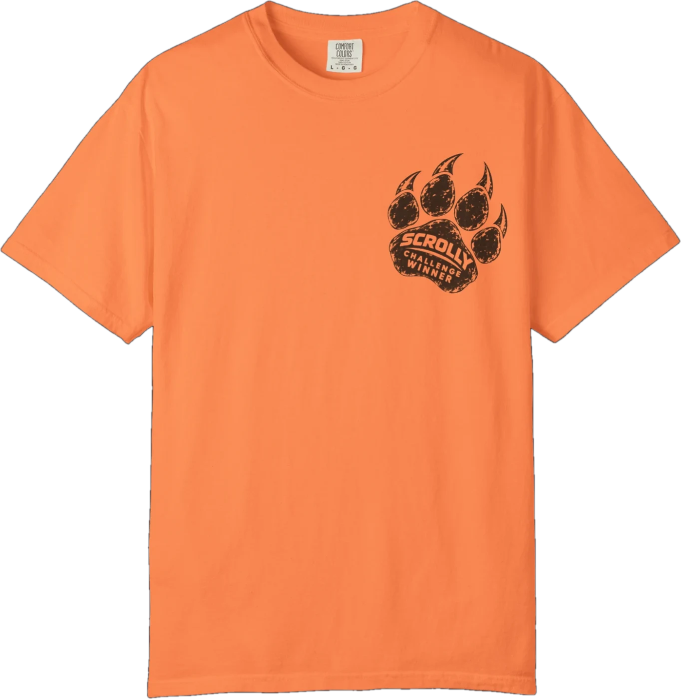 Front of the $24K Challenge stripe shirt